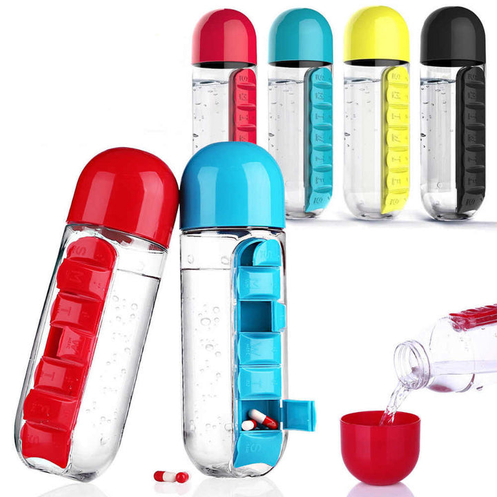 Portable Pills Storage Bottle – Ideal for Travel Use