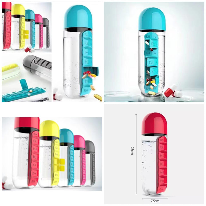 Portable Pills Storage Bottle – Ideal for Travel Use